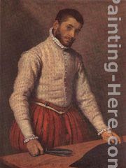 The Taylor painting - Giovanni Battista Moroni The Taylor art painting